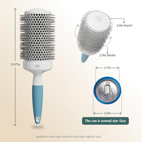 Large Ceramic Ion Round Brush 2 Inch