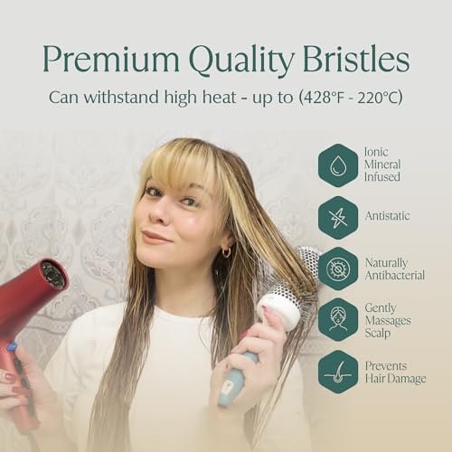 Large Ceramic Ion Round Brush 2 Inch
