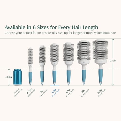 Small Ceramic Ionic Round Brush 1.3 Inch