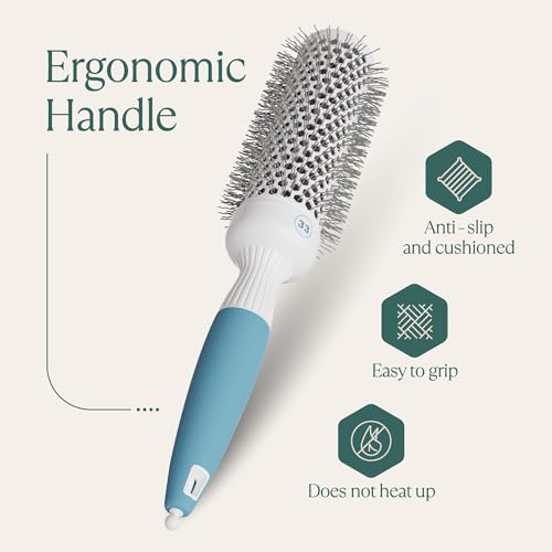 Small Ceramic Ionic Round Brush 1.3 Inch