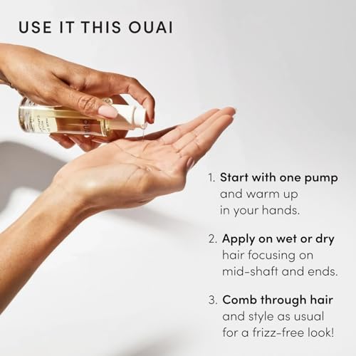 Hair Oil - Hair Heat Protectant Oil for Frizz Control