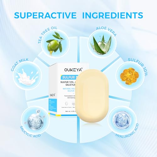 10% sulfur 2% salicylic acid soap 2 pack