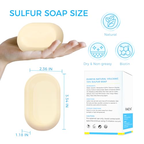 10% sulfur 2% salicylic acid soap 2 pack