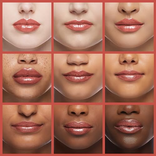 Coral Pink Lipstick Metallic Shine