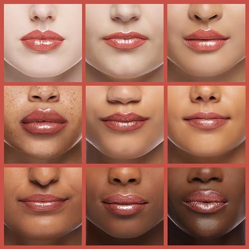 Coral Pink Lipstick Metallic Shine