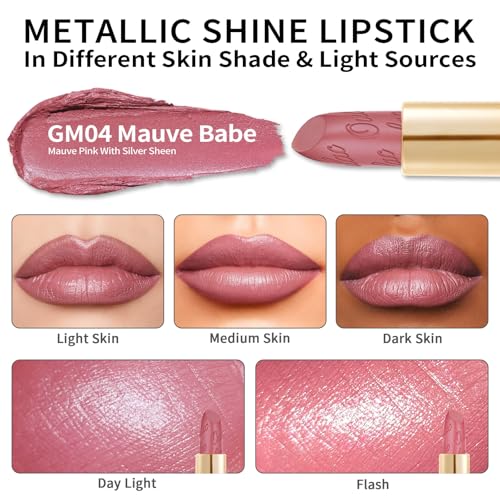 Matte Mauve Pink Metallic