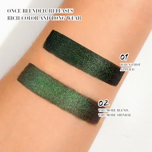 Goth Green Glitter Liquid