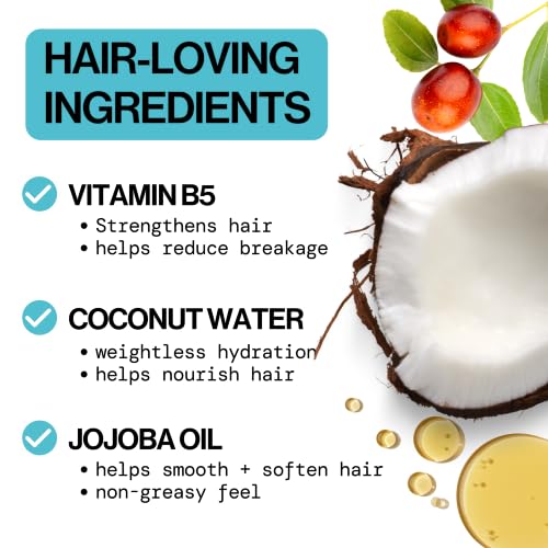 Coconut Milk Hair Detangler Spray – Leave-In Conditioning Elixir for Tangle-Free Hair – In
