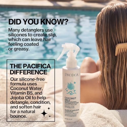 Coconut Milk Hair Detangler Spray – Leave-In Conditioning Elixir for Tangle-Free Hair – In