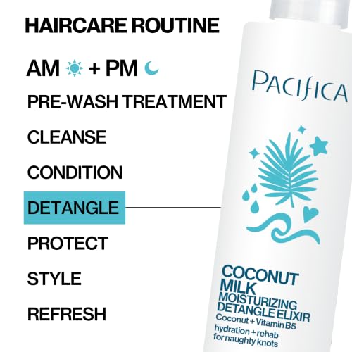Coconut Milk Hair Detangler Spray – Leave-In Conditioning Elixir for Tangle-Free Hair – In