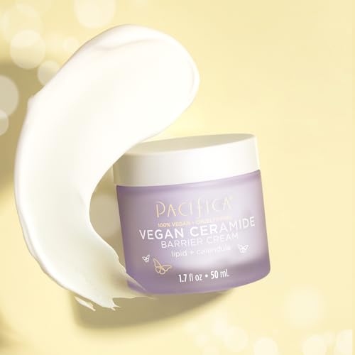 Face Cream - Vegan Ceramide Barrier Cream w/Niacinamide & Shea Butter - Hydrating Daily Fa