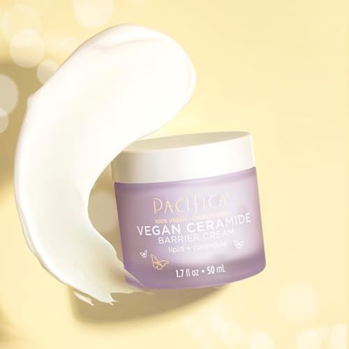 Face Cream - Vegan Ceramide Barrier Cream w/Niacinamide & Shea Butter - Hydrating Daily Fa