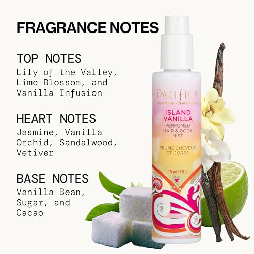 Pacifica Island Vanilla Hair Mist Perfume and Full B