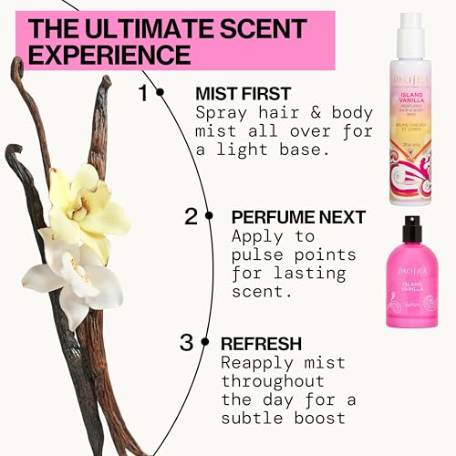 Pacifica Island Vanilla Hair Mist Perfume and Full B