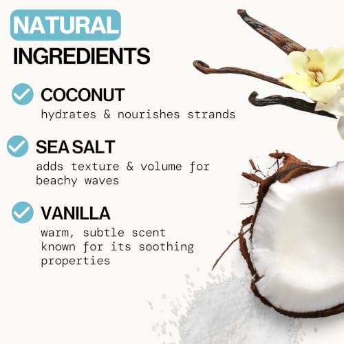 Big Waves Coconut Vanilla Sea Salt Hairspray