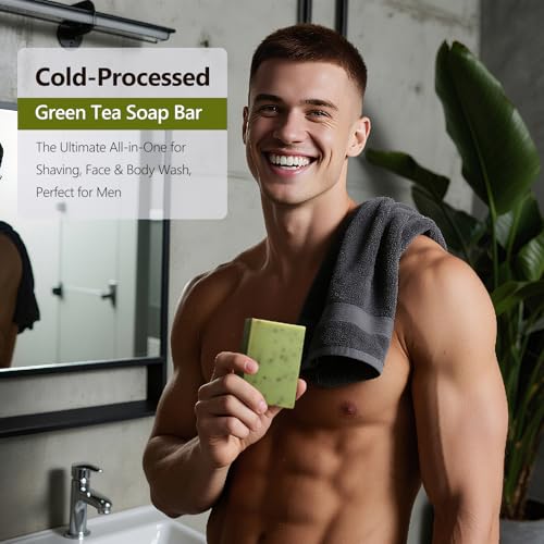 Green Tea Soap Bars, 3-Pack
