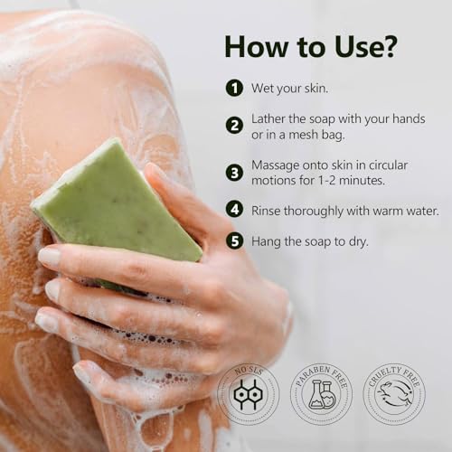 Green Tea Soap Bars, 3-Pack