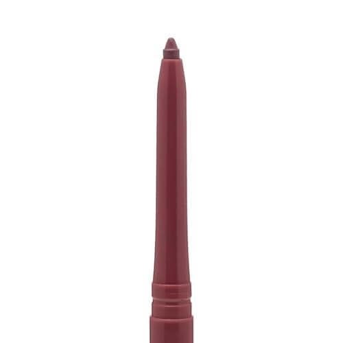 , Retractable Waterproof Lip Liner High Pigmented and Creamy Color Slim Twist Up Smudge Proof Formula with Long Lasting All Day Wear No Sharpener Required, Plum