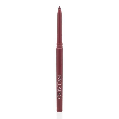 , Retractable Waterproof Lip Liner High Pigmented and Creamy Color Slim Twist Up Smudge Proof Formula with Long Lasting All Day Wear No Sharpener Required, Plum