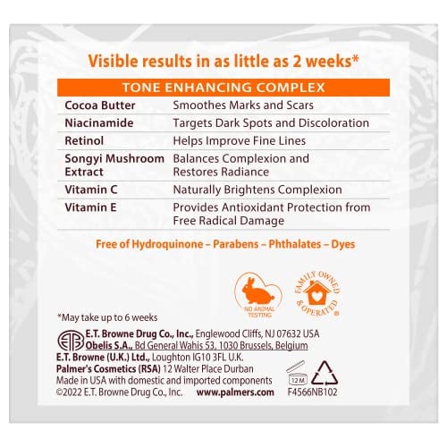 Cocoa Butter Formula Eventone Fade Cream for Dark Spots (