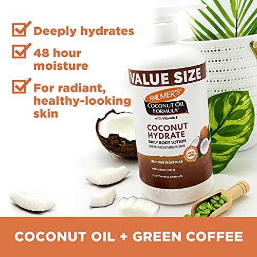 Coconut Oil Formula Body Lotion for Dry Skin (33.8 Fl Oz)
