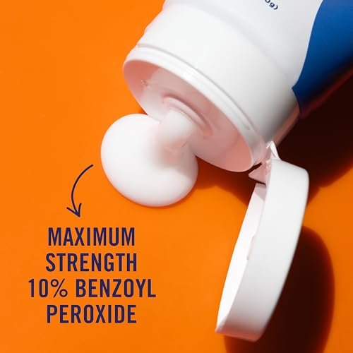 Acne Foaming Wash, 10% Benzoyl Peroxide, For Face & Body