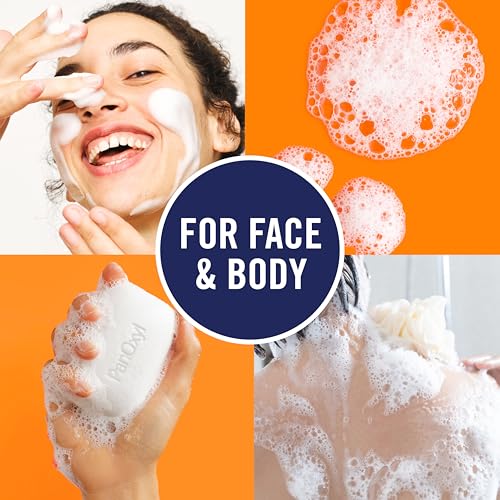 Acne Treatment Bar with 10% Benzoyl Peroxide, Maximum Strength Bar Soap 