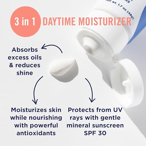 Oil Control Moisturizer, 17% Zinc Oxide, SPF 30, 1.7 oz