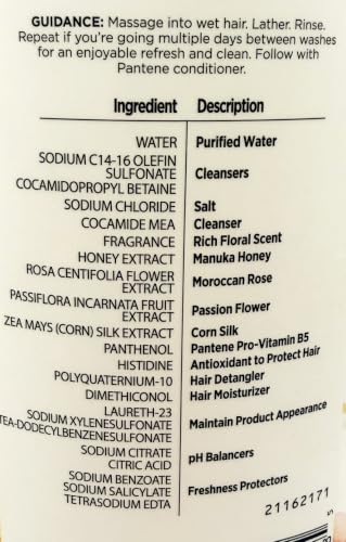 Essential Botanicals Moroccan Rose & Manuka Honey Shampoo