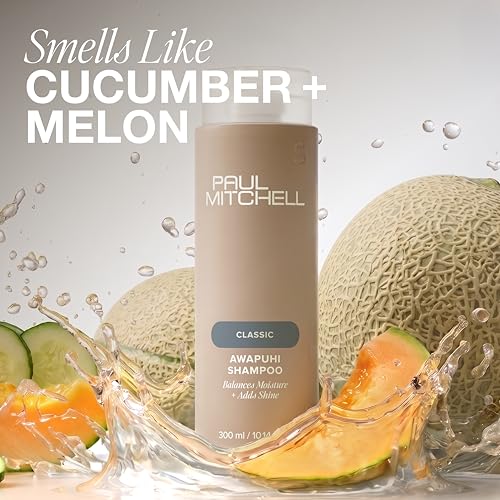 Awapuhi Shampoo, Balances Moisture + Adds Shine, For All Hair Types, Especially Fine + Static-Prone Hair, 10.14 fl. oz.