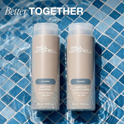 Awapuhi Shampoo, Balances Moisture + Adds Shine, For All Hair Types, Especially Fine + Static-Prone Hair, 10.14 fl. oz.