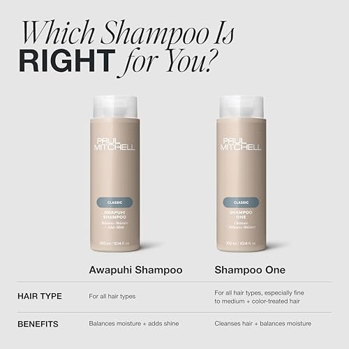 Awapuhi Shampoo, Balances Moisture + Adds Shine, For All Hair Types, Especially Fine + Static-Prone Hair, 10.14 fl. oz.