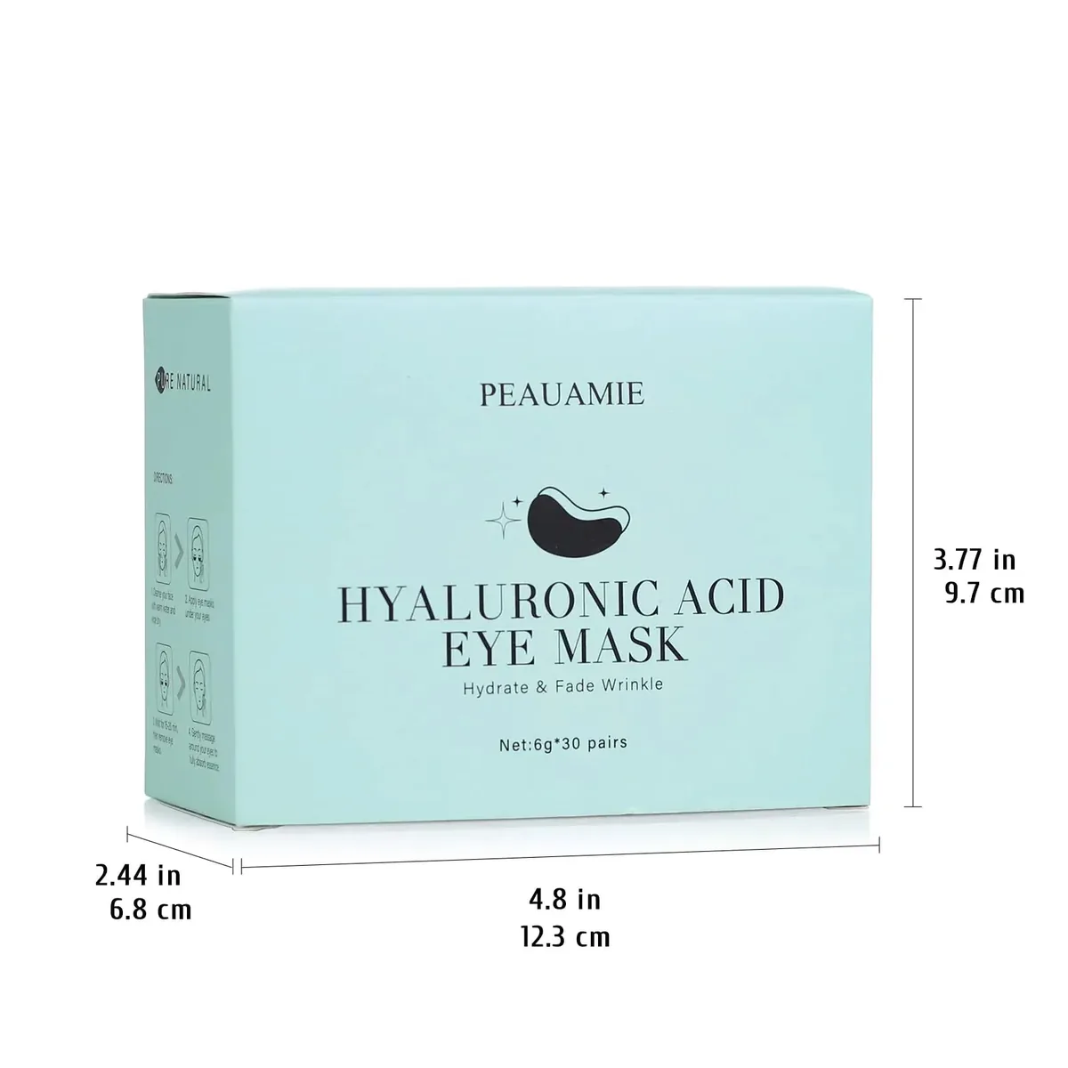 Under Eye Patches Hyaluronic Acid Eye Mask 30 Pairs