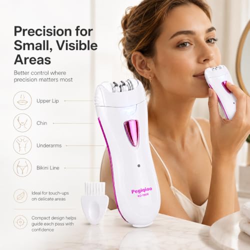 Mini Cordless Facial Epilator with LED Light