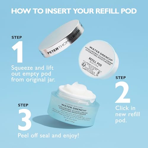 Water Drench® Hyaluronic Cloud Cream Hydrating Refillable Moisturizer | Hyaluronic Acid Cr