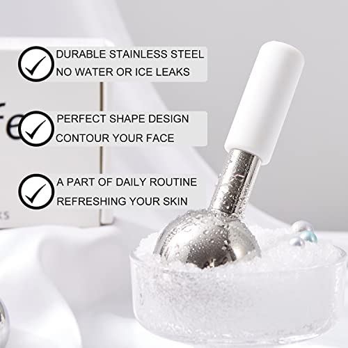 pfefe Ice Globes for Face & Eyes, Unbreakable Stainl
