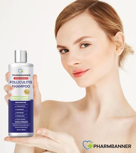 Anti-Fungal Shampoo for Folliculitis, Seborrheic Dermatitis, Scalp Psori