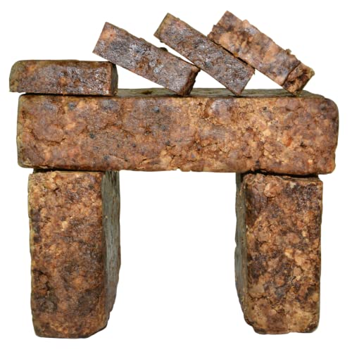 Raw African Black Soap 8 oz. Bar