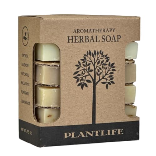 Herbal Sampler Bar Soap 6-Pack, Handcrafted, Vegan, 1.25 oz