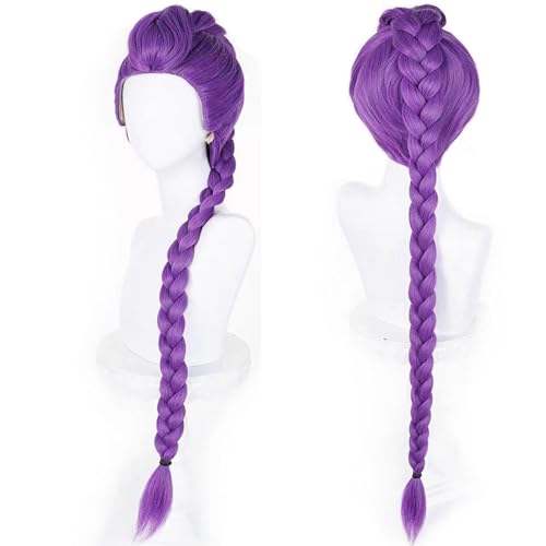 Rumi Cosplay Wig Long Straight Purple