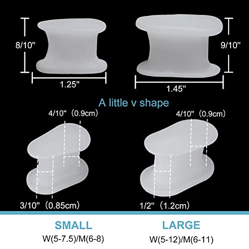 10 Pack Toe Spacers Separators