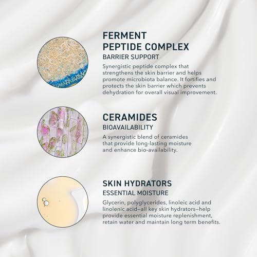 Skin Face Moisturizer Peptide Cream With Ceramides Glycerin Barrier