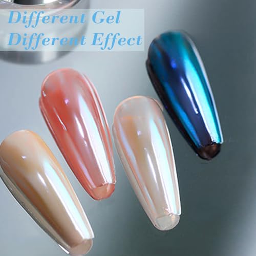 Moonlight Chrome Nail Powder Unicorn Mermaid Aurora