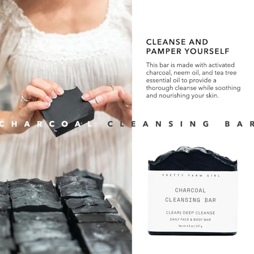 Clarifying Charcoal Tallow & Goat Milk Soap