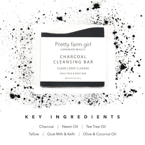 Clarifying Charcoal Tallow & Goat Milk Soap