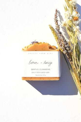Lemon + Honey + Poppy Seed Tallow & Goat Milk Soap