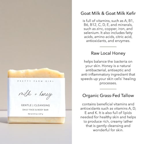 Milk + Honey Fragrance Free Tallow & Goat Milk Soap