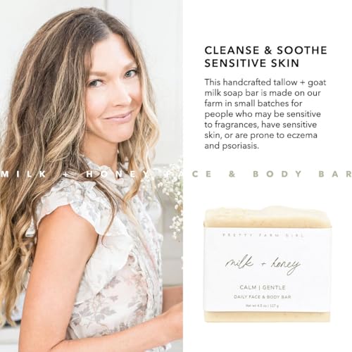 Milk + Honey Fragrance Free Tallow & Goat Milk Soap
