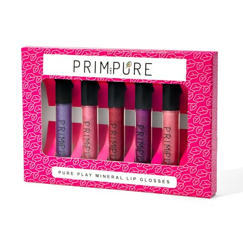 Mineral Play Lip Gloss Set (Pack of 5) - 100% Natural
