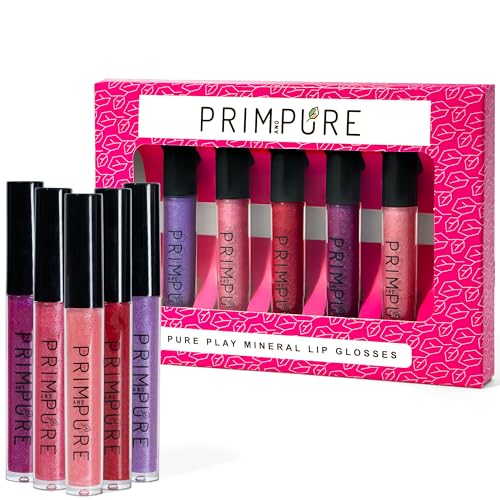Mineral Play Lip Gloss Set (Pack of 5) - 100% Natural